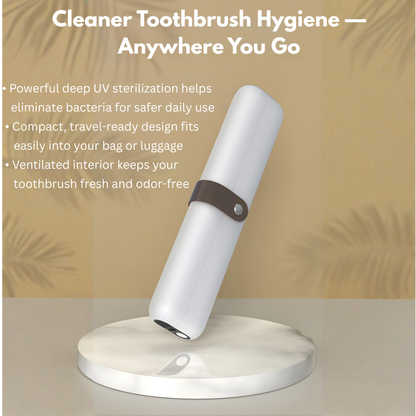 Portable UV Toothbrush Sterilizer Case