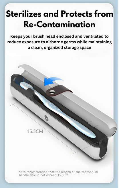 Portable UV Toothbrush Sterilizer Case